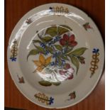 A 20thC maiolica charger – 'TB'