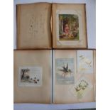 29 Victorian silk and other post & greeting cards