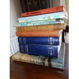 Ten various volumes on Devon & England