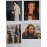 40  modern signed photographs of female film stars