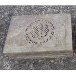 An Eastern soapstone box