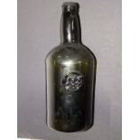An early 19thC dated sealed wine bottle – 'ITW 1820', 11”