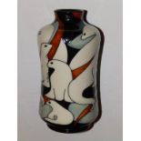 A Moorcoft Seal pattern vase – 2007, 8.5”