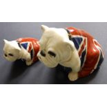 Two Royal Doulton British Bulldogs – 5.5” & 3.5”