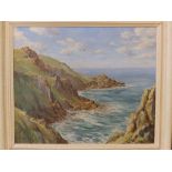 William Frederick Piper – oil on canvas – Pendor Cove, Zennor, 19 x 23.5”
