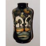 A Moorcroft Tribute To Trees pattern vase by Sian Leeper – 53/100, 2005, 8.5”