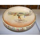 A Royal Doulton Cries of London Dickens Ware shallow fruit bowl