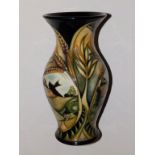 A Moorcroft Landscape Medley pattern vase by Sian Leeper – 2005,  9” - seconds