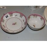 A New Hall tea bowl and saucer – pattern 173 (2)