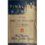 WEST BROM V SHEFFIELD WEDNESDAY - 1935 FA CUP FINAL 1935 FA Cup Final Programme, usual folds and