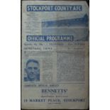 STOCKPORT V TRANMERE 1945-46