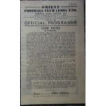 ORIENT V MANSFIELD 1945-46