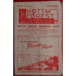 NOTTINGHAM FOREST V BIRMINGHAM CITY 1945-46