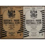 QUEENS PARK HOME PROGRAMMES x 2