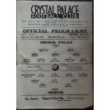 CRYSTAL PALACE V ARSENAL 1944-45