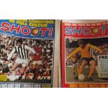 LARGE COLLECTION OF OLD FOOTBALL SHOOT MAGAZINES