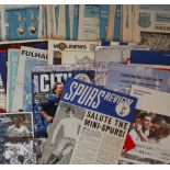 TOTTENHAM PROGRAMMES AND MEMORABILIA