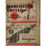 MANCHESTER UNITED V HUDDERSFIELD 1938-39