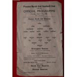 PRESTON RESERVES V BIRMINGHAM RESERVES 1937-38