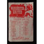 MANCHESTER UNITED V BARNSLEY 1945-46