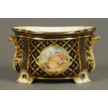 A 19th century French planter, handpaint