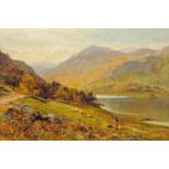 Alfred Augustus Glendening (1861-1907), oil painting on canvas, "Derwentwater",