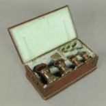 A cased set of four City of Carlisle weights, 7 lb to 56 lb, 1853, P.J. Dixon Esq., Mayor.