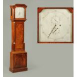 A Regency mahogany cased regulator longcase clock, with four pillar movement with triangular plates,