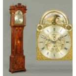 A George III mahogany longcase clock by Gillet of Manchester, with three-train movement chiming on