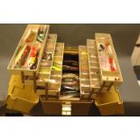 Plano large tackle box of spoons, plugs, spinners, etc.