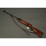 Weirhrauch HW35 .22 break barrel air rifle, 22 inch barrel, fitted with leather sling.  Serial No.