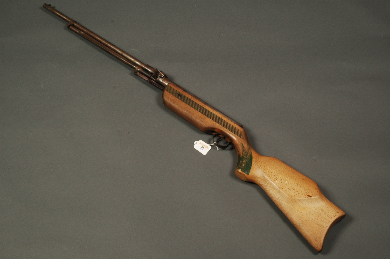 Relun Tornado .22 under lever air rifle.  Serial No. 51961 (AF).