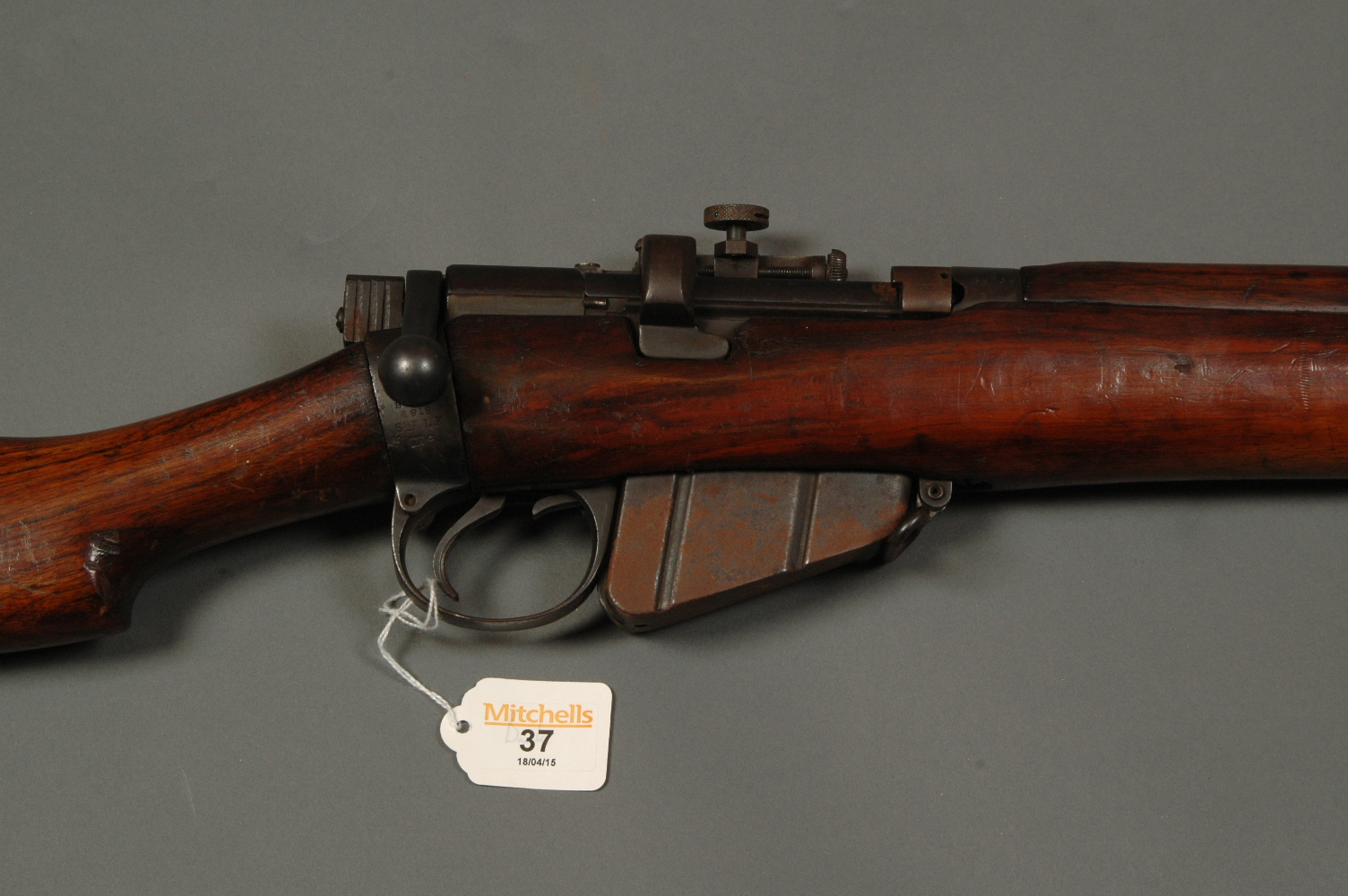 BSA Short Magazine Lee Enfield rifle Mark III * (rifle No. 1 Mark III *), converted to .22, barrel - Image 2 of 3