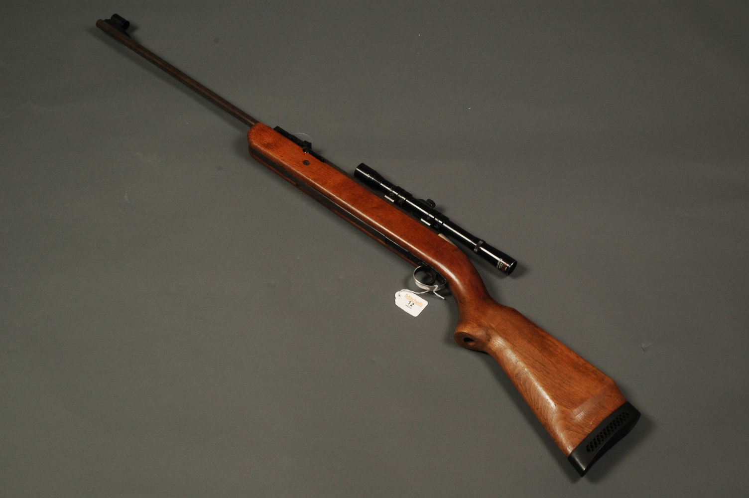 BSA Air Sporter Mark 6 .22 air rifle fitted with Nikko Sterling 4 x 20 telescopic sight.  Serial