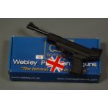 Webley Typhoon .177 break barrel air pistol, new.  Serial No. 031426024 (1735).