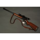 Marlin Firearms Company Original Golden 39A .22 LR lever action rim fire rifle, fitted with a Nikko