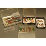 6 boxes of spinners, Devon minnows, flying Cs, etc.