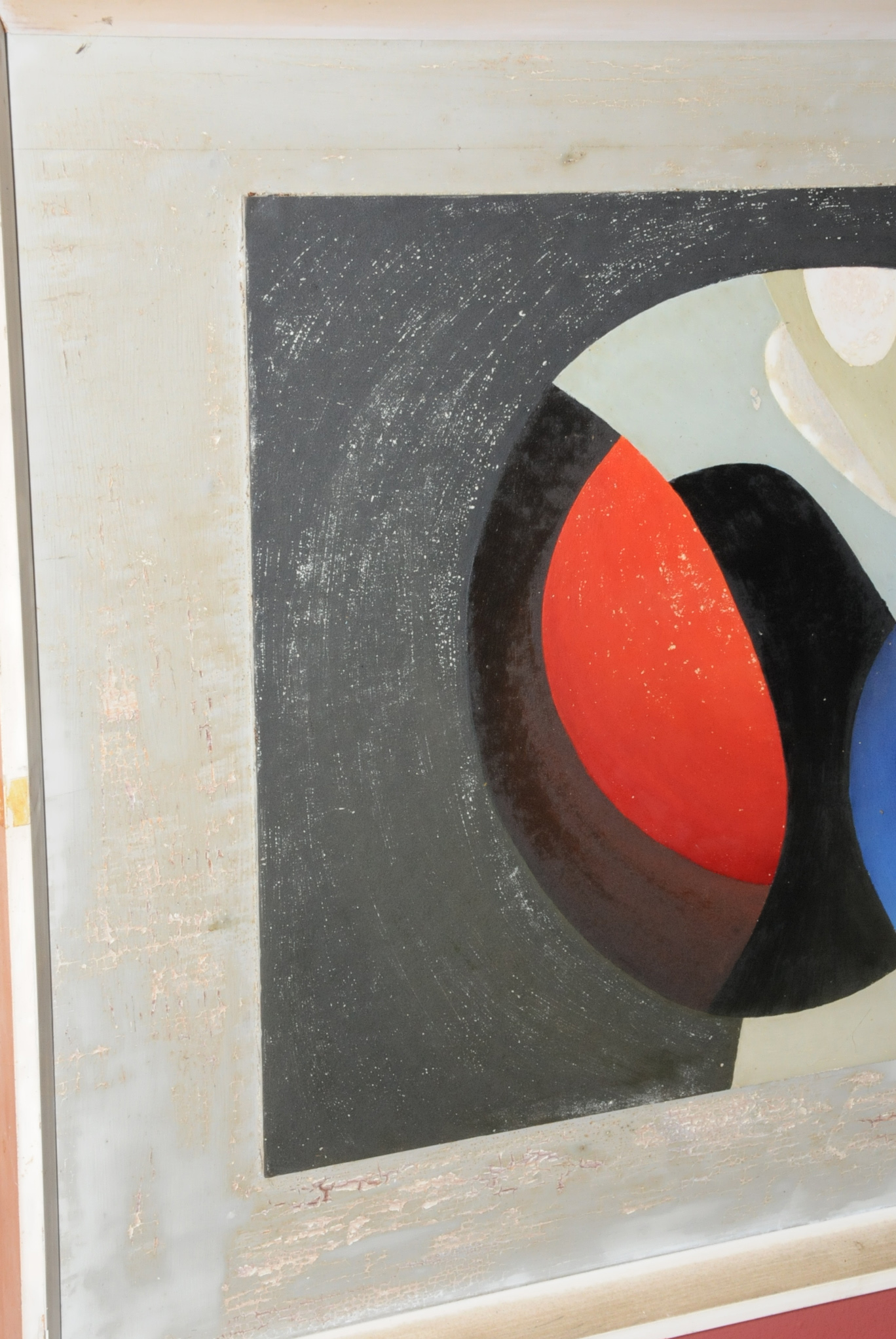 * Alistair Morton (20th/21st century), oil on board, "Rounded Form in Colours on Two Tones of - Image 3 of 8