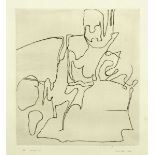* Raymond Higgs, sugar aquatint, untitled IV, 1/50.  28 cm x 26 cm, signed and dated 1966.