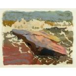 * Jenny Cowern (1943-2005), felt picture, "Sandstone and Rock".