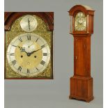 A George III oak longcase clock by Paul Griffis of London,