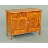 A walnut sideboard,