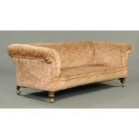 A Victorian Chesterfield settee,