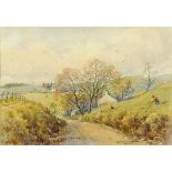 Sidney P. Winder, watercolour, "Glen Cottage".  17.5 cm x 25 cm, signed.