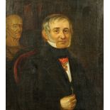 19th century Russian School, oil painting on canvas, portrait of a gentleman.  65 cm x 67.