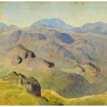 * Delmar Harmood Banner (1896-1983), watercolour, "View from Carrs looking across Pike O'Bliscoe