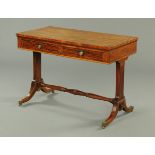 A Regency mahogany side table,