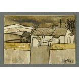 * Percy Kelly, watercolour, "Farm near Wigton, Cumberland".  12 cm x 18 cm (see illustration).