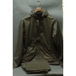 Seeland Rainy Set waterproof jacket with hood and trousers (L) new.