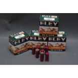 108 Eley Hi-Flyer 12 bore shotgun cartridges, 2.5 inch, fibre wad, shot size 5 and 6.